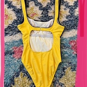 VINTAGE TOMMY HILLFIGER yellow one piece